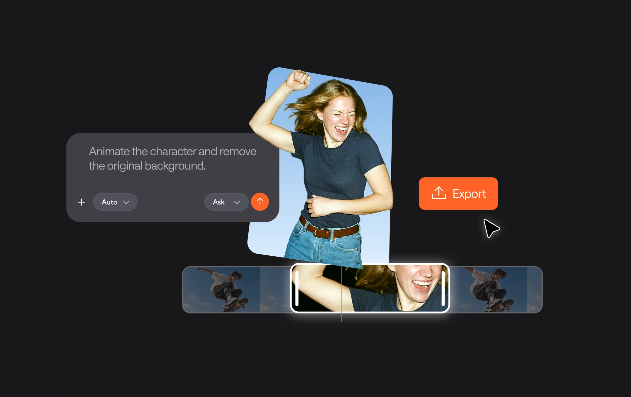 AI animated video generator | Instant motion video creator